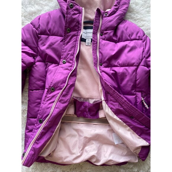Girls Puffer Coat Hooded Size XL(12) - Picture 5 of 7